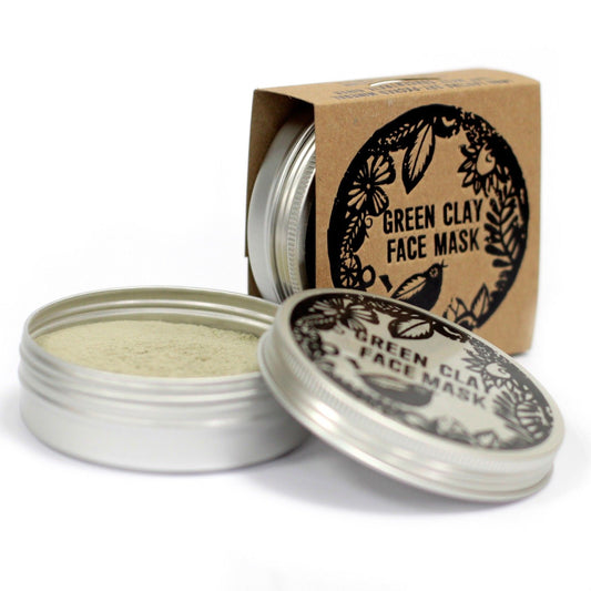 Agnes and Cat green clay face mask 80g oily skin cleansing treatment