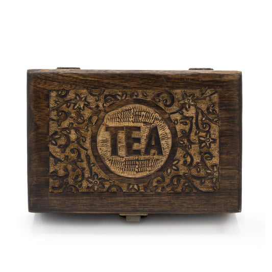 Carved Tea Box - Medium
