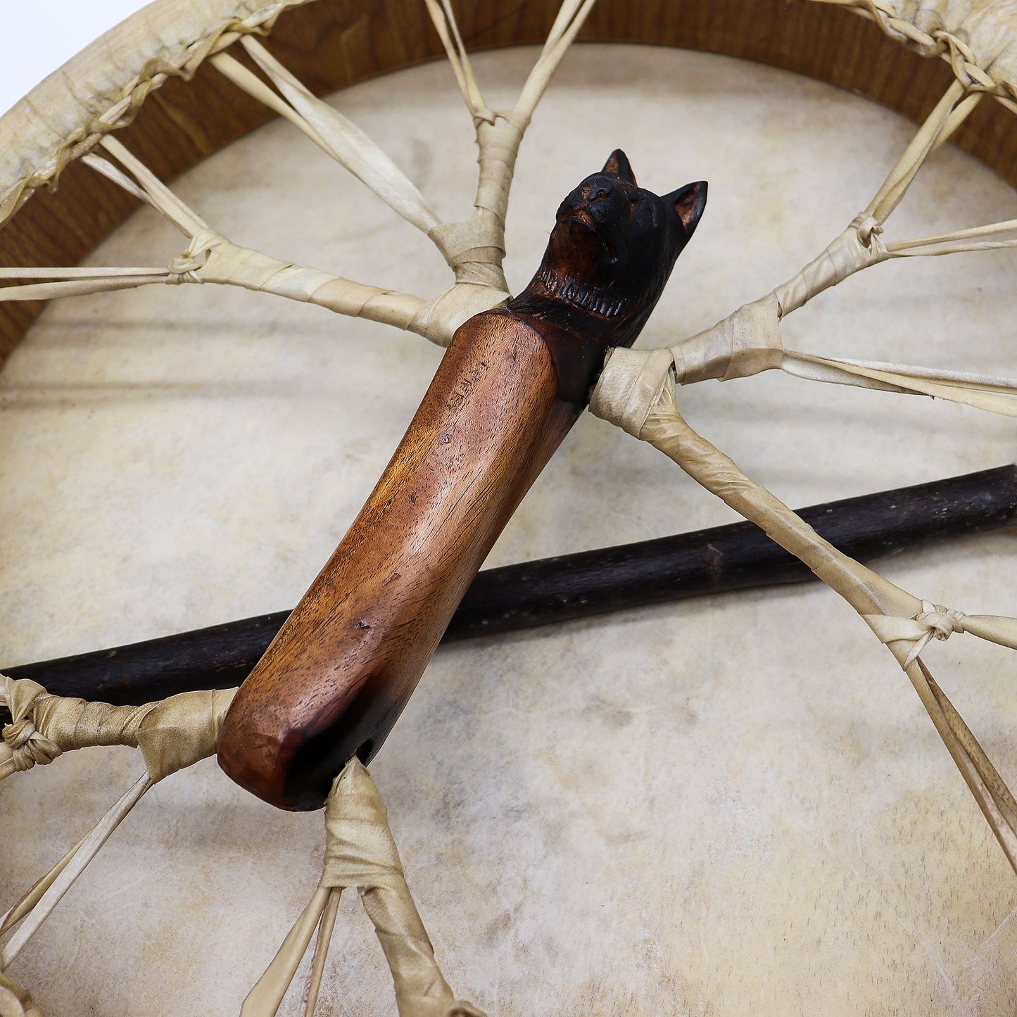 Spirit of the Wolf - Shaman Drum & Stick- Tunable