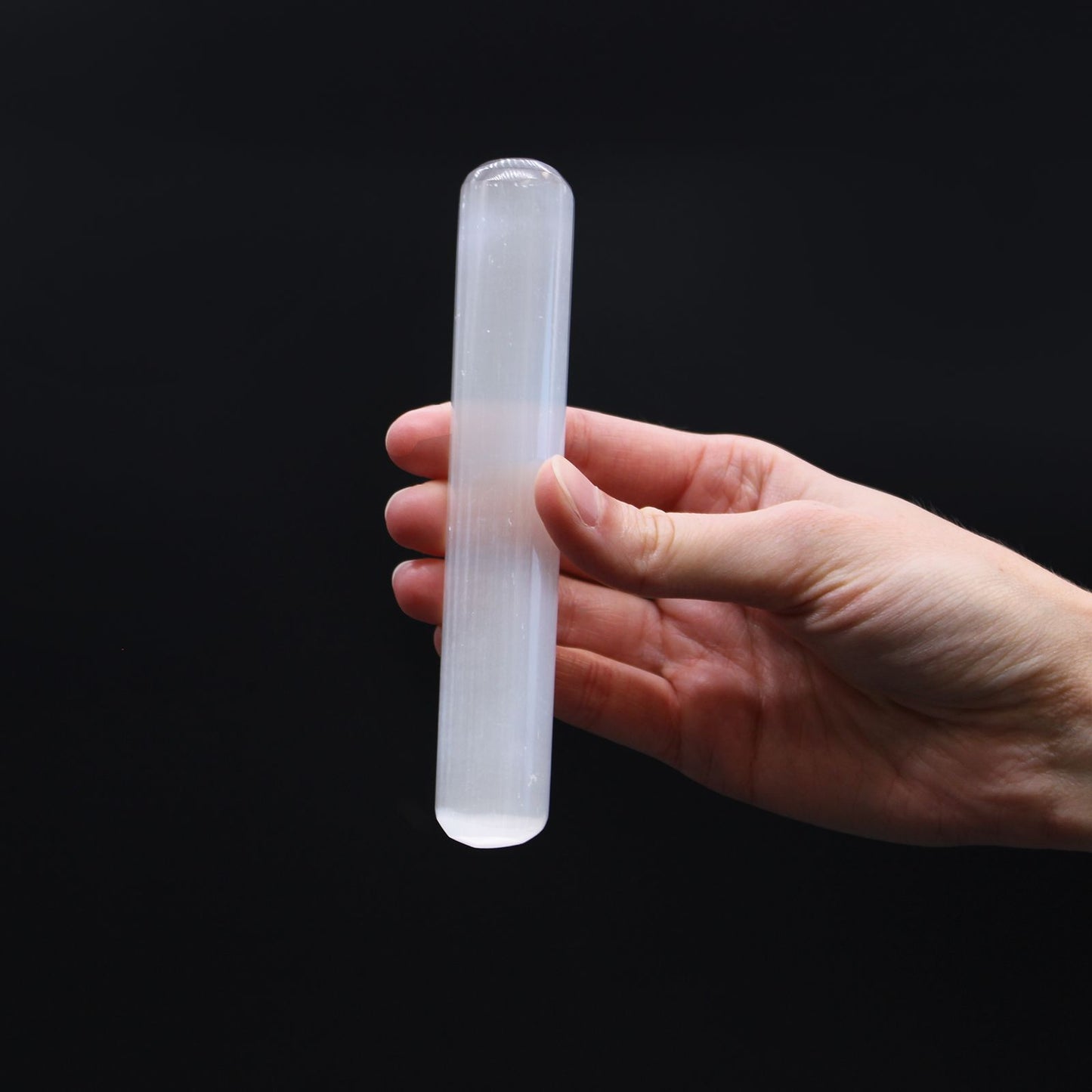 Selenite Wand Rounded Ends