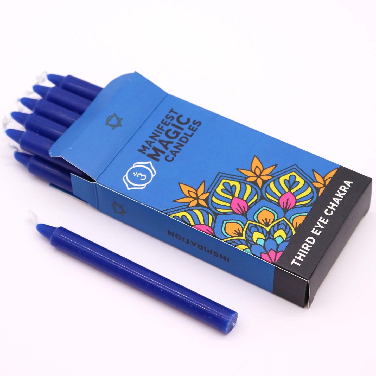 Manifest Magic Spell Candles – Indigo (Pack of 12)