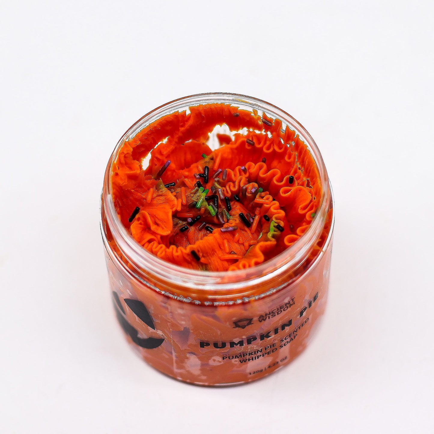 Pumpkin Pie Whipped Soap 120g autumn spice whipped body soap with creamy texture