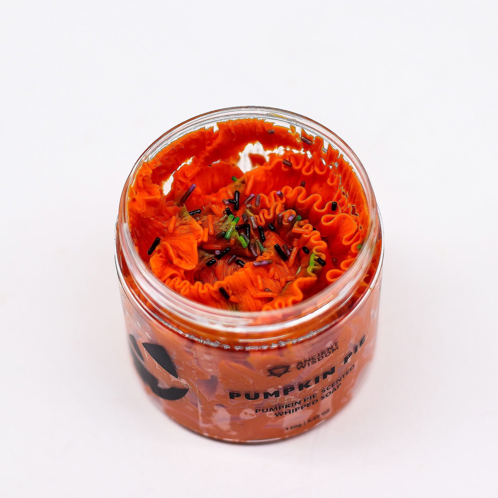 Pumpkin Pie Whipped Soap 120g autumn spice whipped body soap with creamy texture