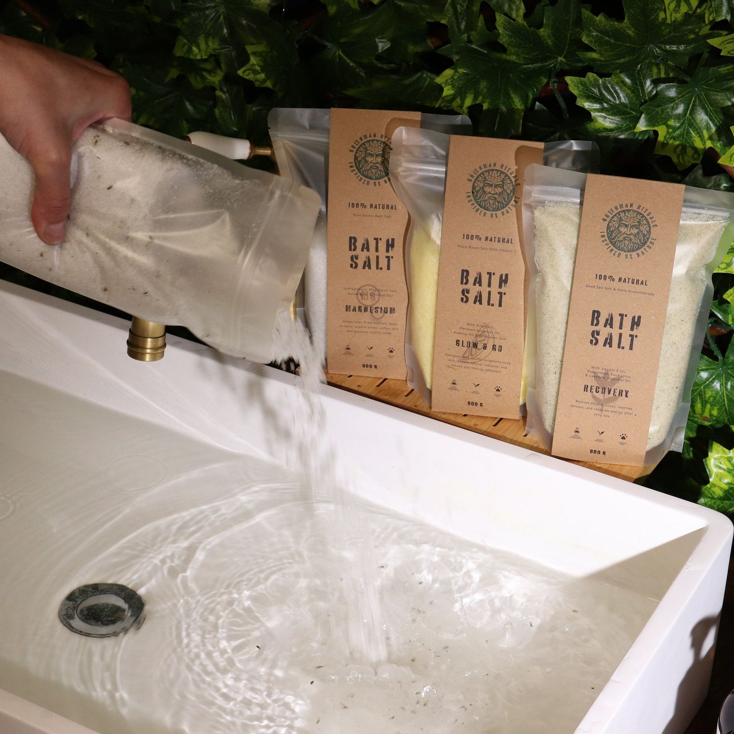 Greenman Rituals Lavender Aromatherapy Epsom Bath Salt – Sleep Good