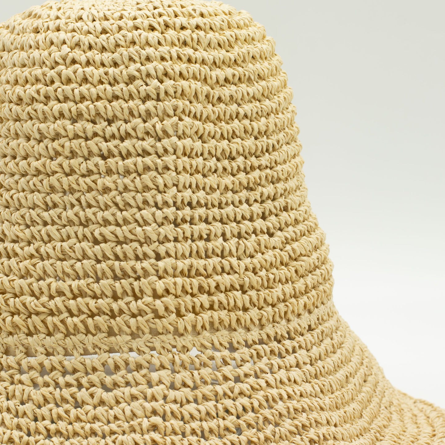 Nomad Sari Floppy Straw Sun Hat - Natural Beige