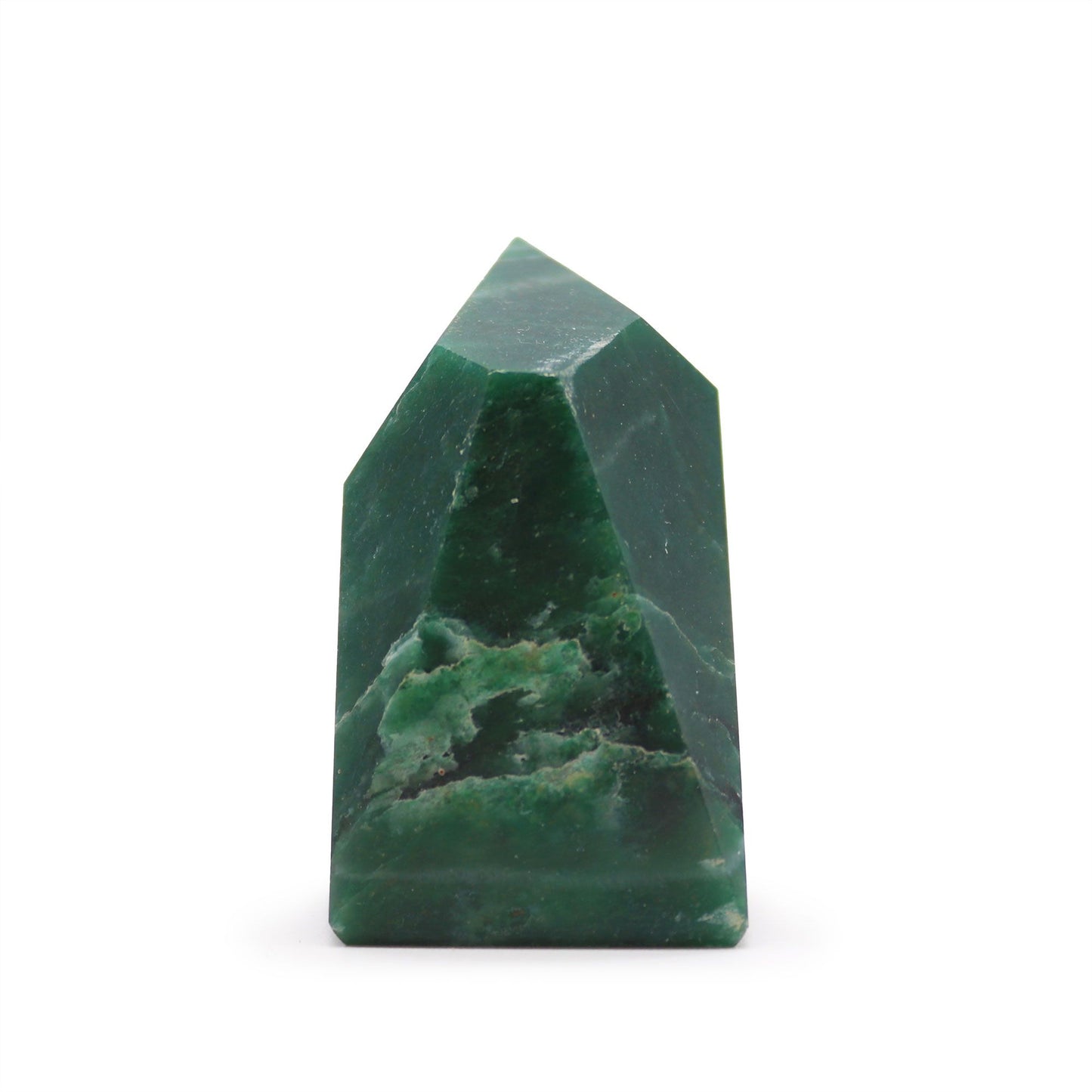 Indian Jade crystal points 6cm bulk set green gemstone points
