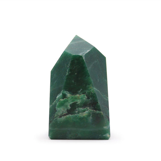 Indian Jade crystal points 6cm bulk set green gemstone points