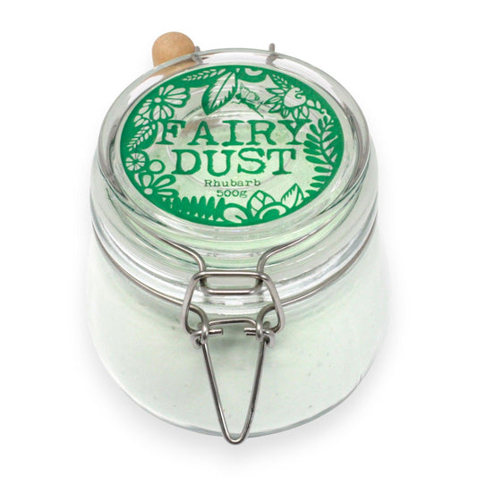 Agnes and Cat fairy dust rhubarb 500g fruity bath powder soak