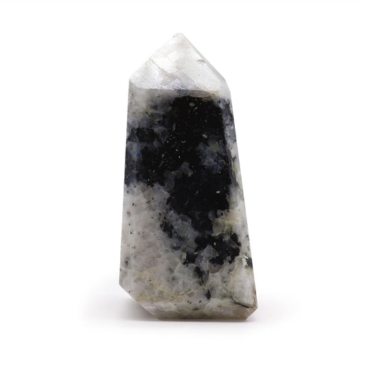 Indian Moonstone crystal points 6cm bulk set iridescent gemstone points