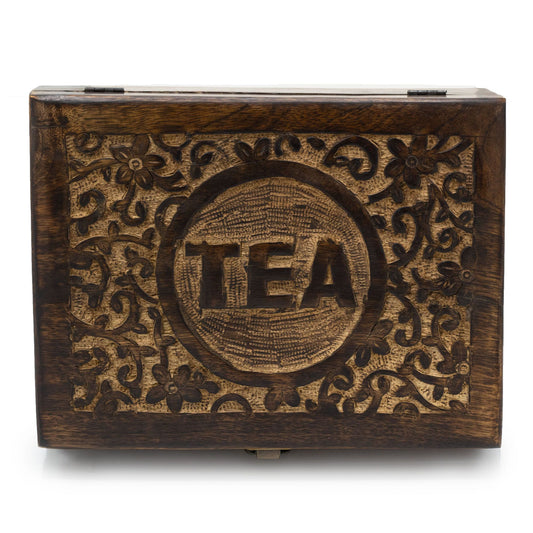 Carved Tea Box - Large