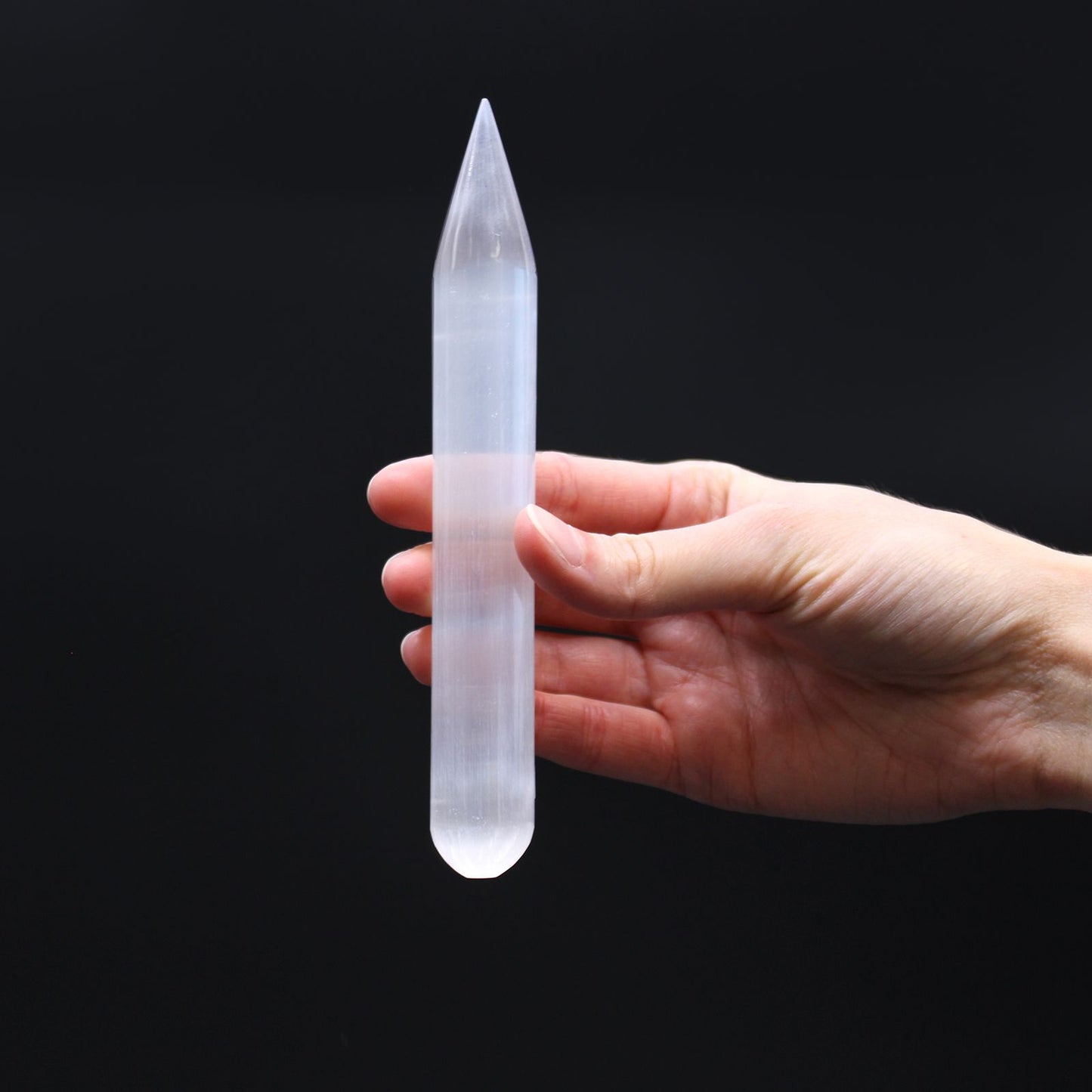 Selenite Wand Point