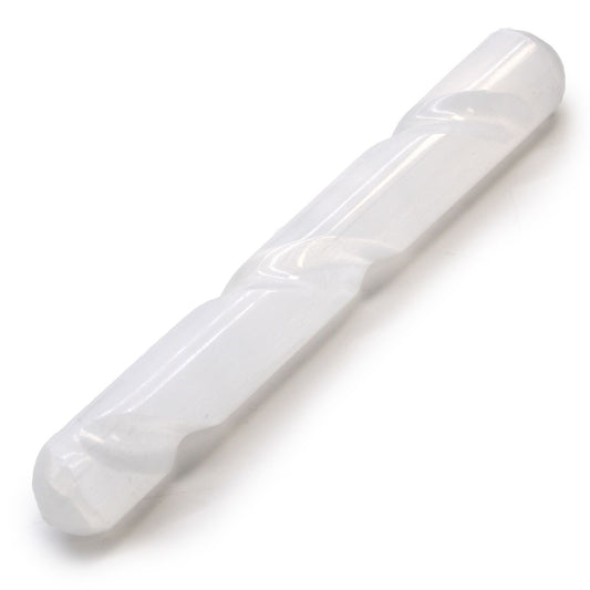 Selenite Spiral Wand Rounded Ends