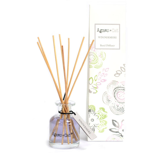 Windermere reed diffuser 140ml with fresh citrus floral vanilla fragrance for calming home scent