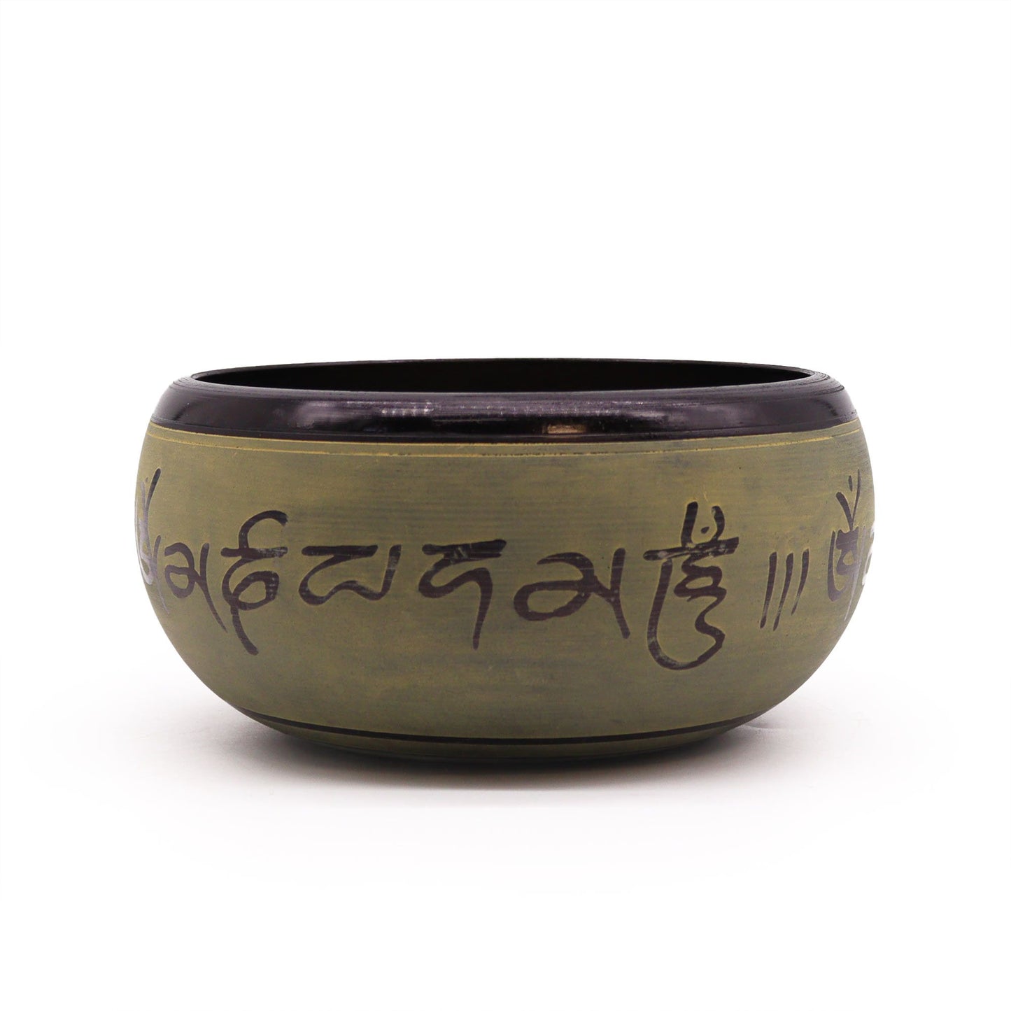 Earth Powder Singing Bowl Mantra Five Buddha 16 cm meditation & sound-healing bowl UK