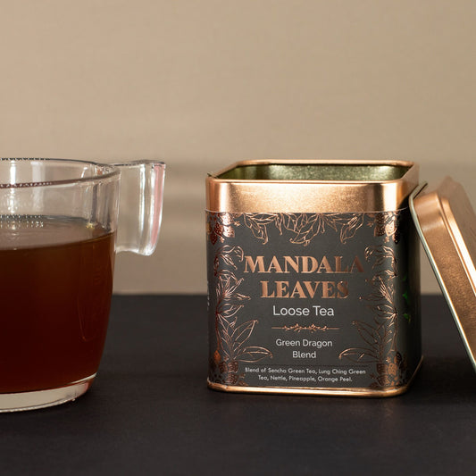 Green Dragon Tea Blend 50g – loose leaf green tea with botanical and citrus accents