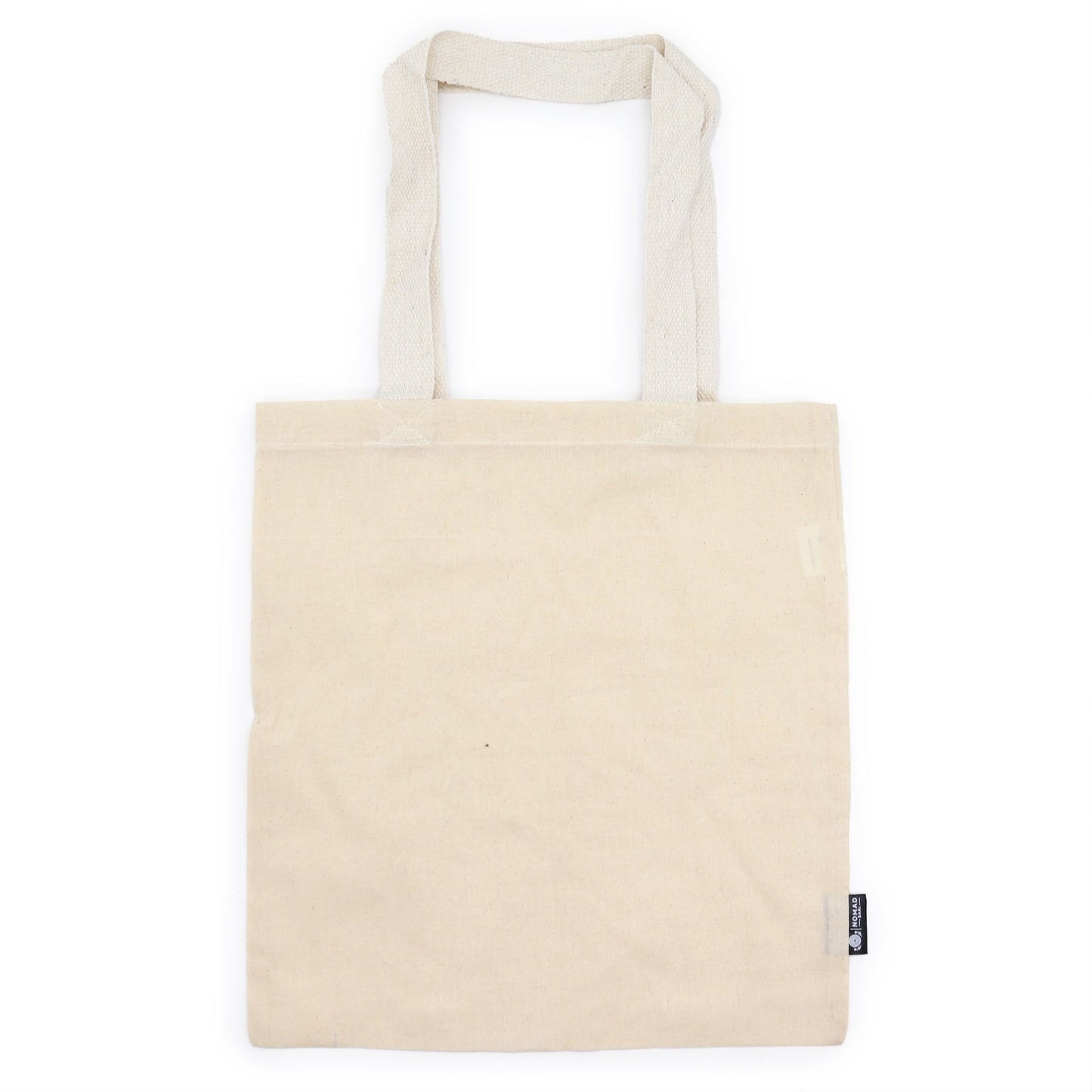 Unprinted natural 4oz cotton tote bag suitable for shopping, crafts and personalisation.