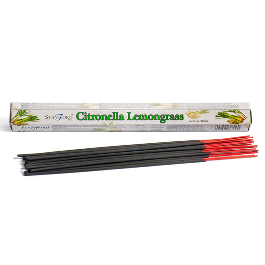 Citronella Lemongrass Premium Incense Sticks – Stamford citrus incense sticks with approx 30 minute burn time
