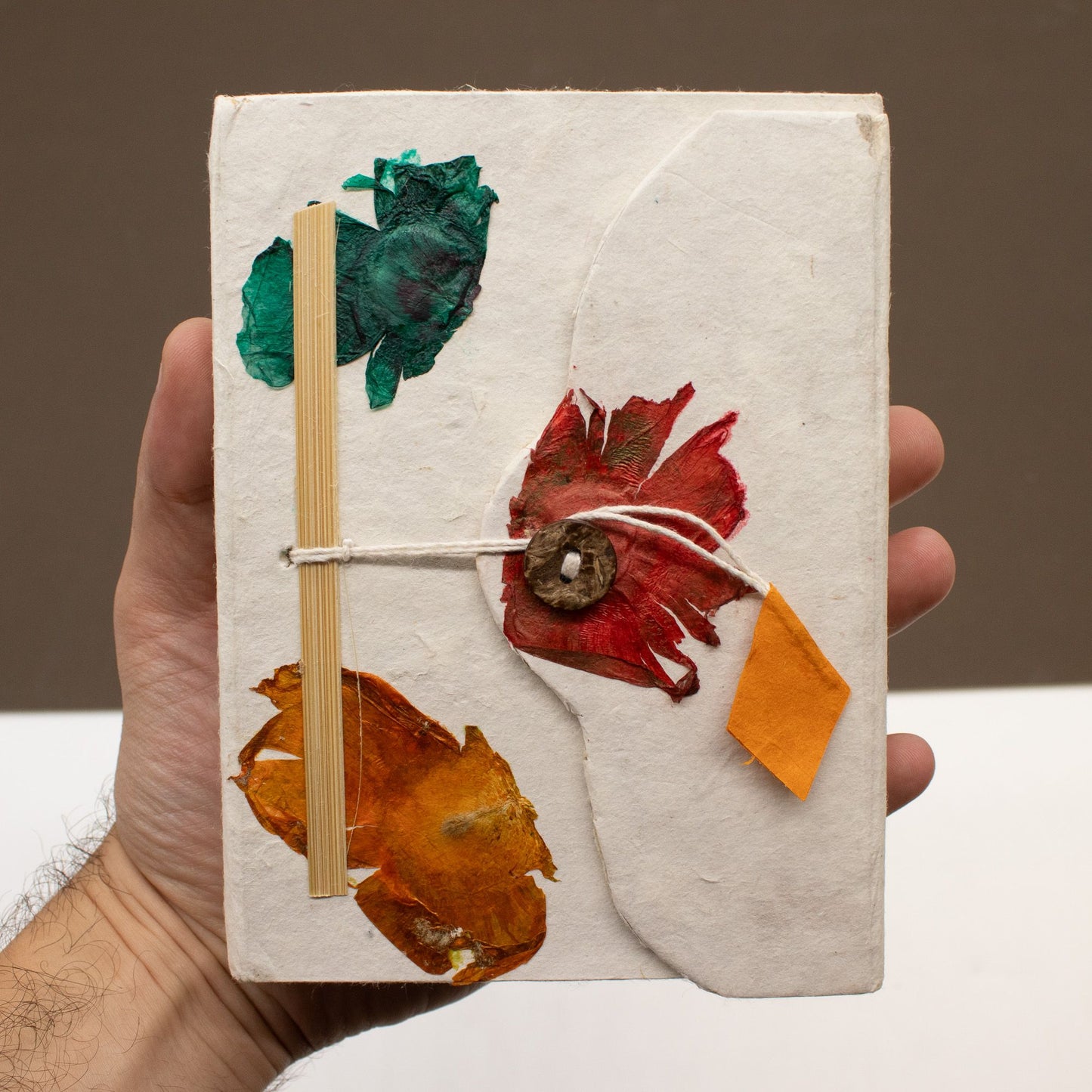 Himalayan Floral Design Lokta Journal Medium
