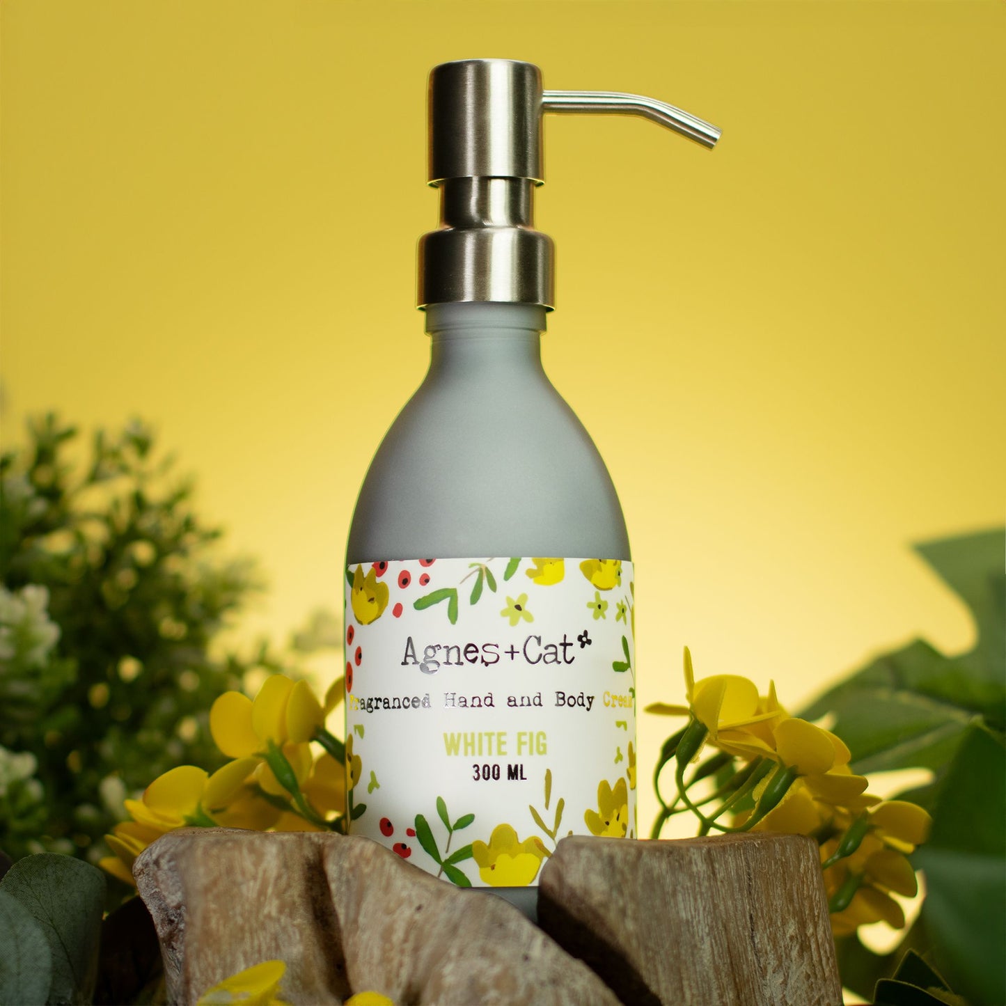 Agnes and Cat hand body cream white fig 300ml moisturiser