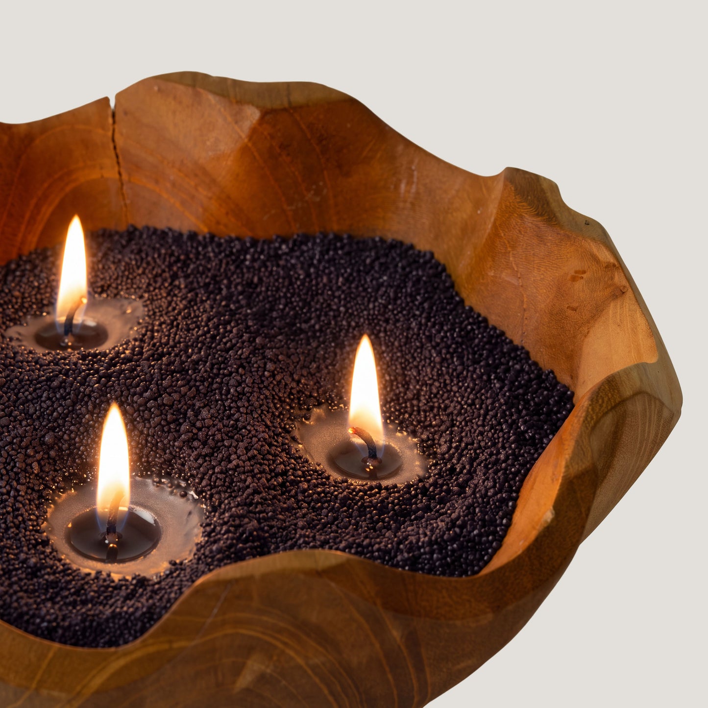 Fragranced Candle Sand - Black - Spirited