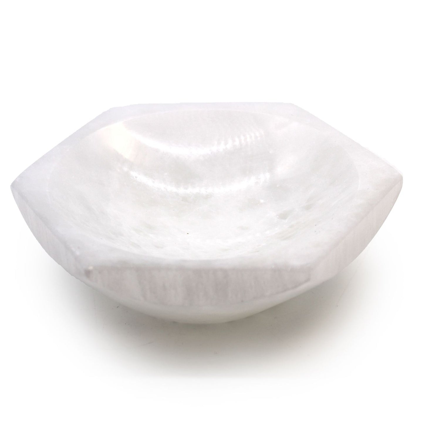 Selenite Hex Bowl XL
