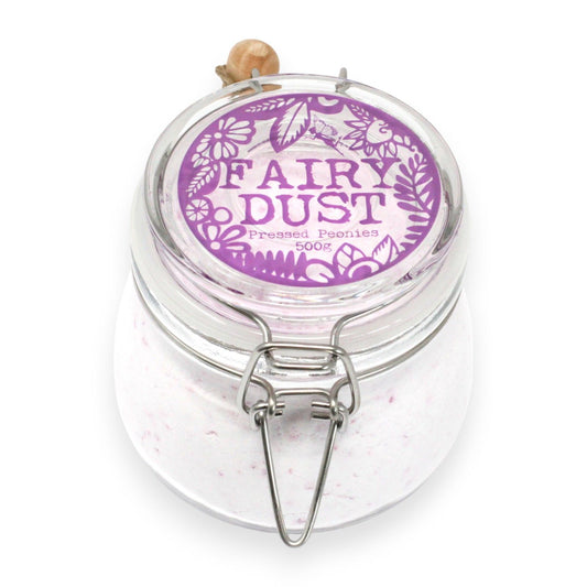 Agnes and Cat fairy dust pressed peonies 500g floral bath powder soak