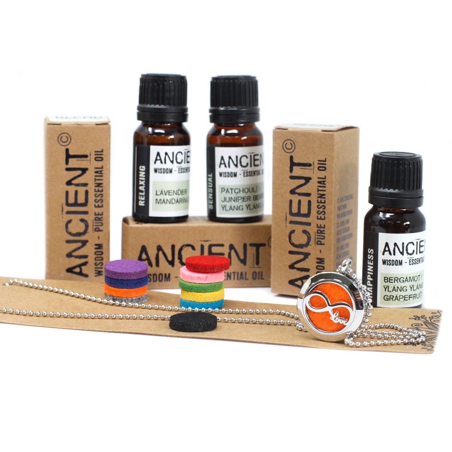 Aromatherapy Diffuser Necklace Essential Oil Blends – Infinity Love Design