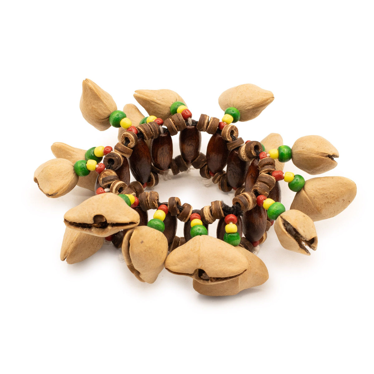 Kenari Shell Hand Shaker - Rattle Bracelet (15 Pieces)