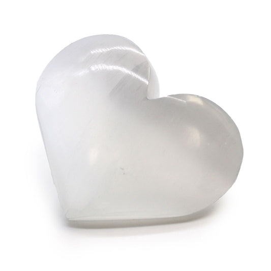 Selenite Heart Small