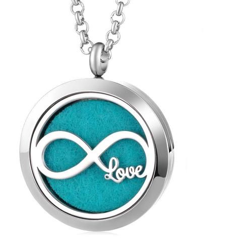 Aromatherapy Diffuser Necklace Essential Oil Blends – Infinity Love Design