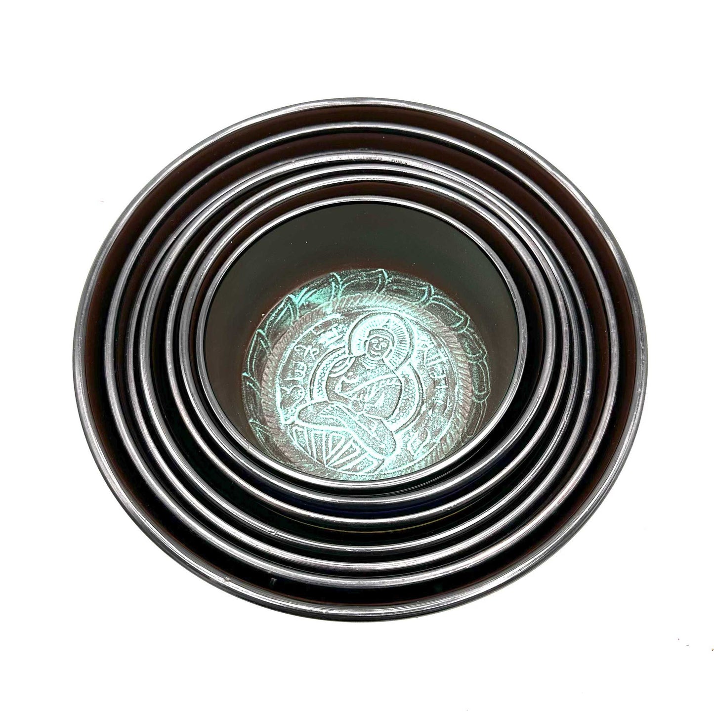 Small Chakra Set of Seven Singing Bowls