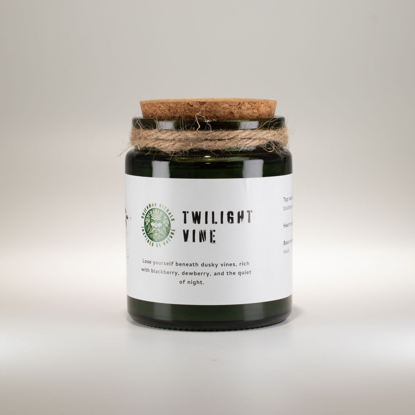 Greenman Woodwick Soy Candle - Twilight Vine