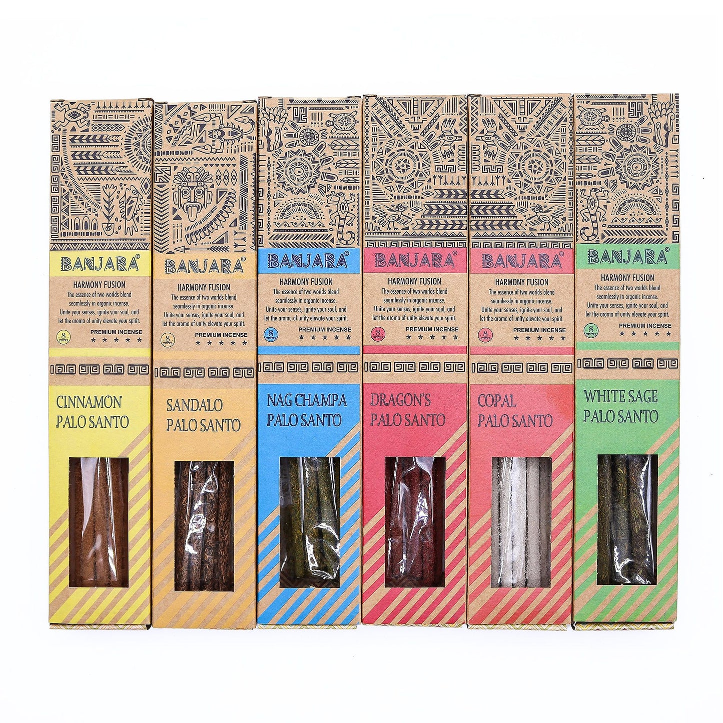 Banjara Palo Santo Smudge Incense Sticks Set of 6