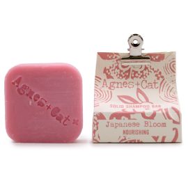 Agnes and Cat Japanese Bloom solid shampoo bar 60g floral plastic free haircare