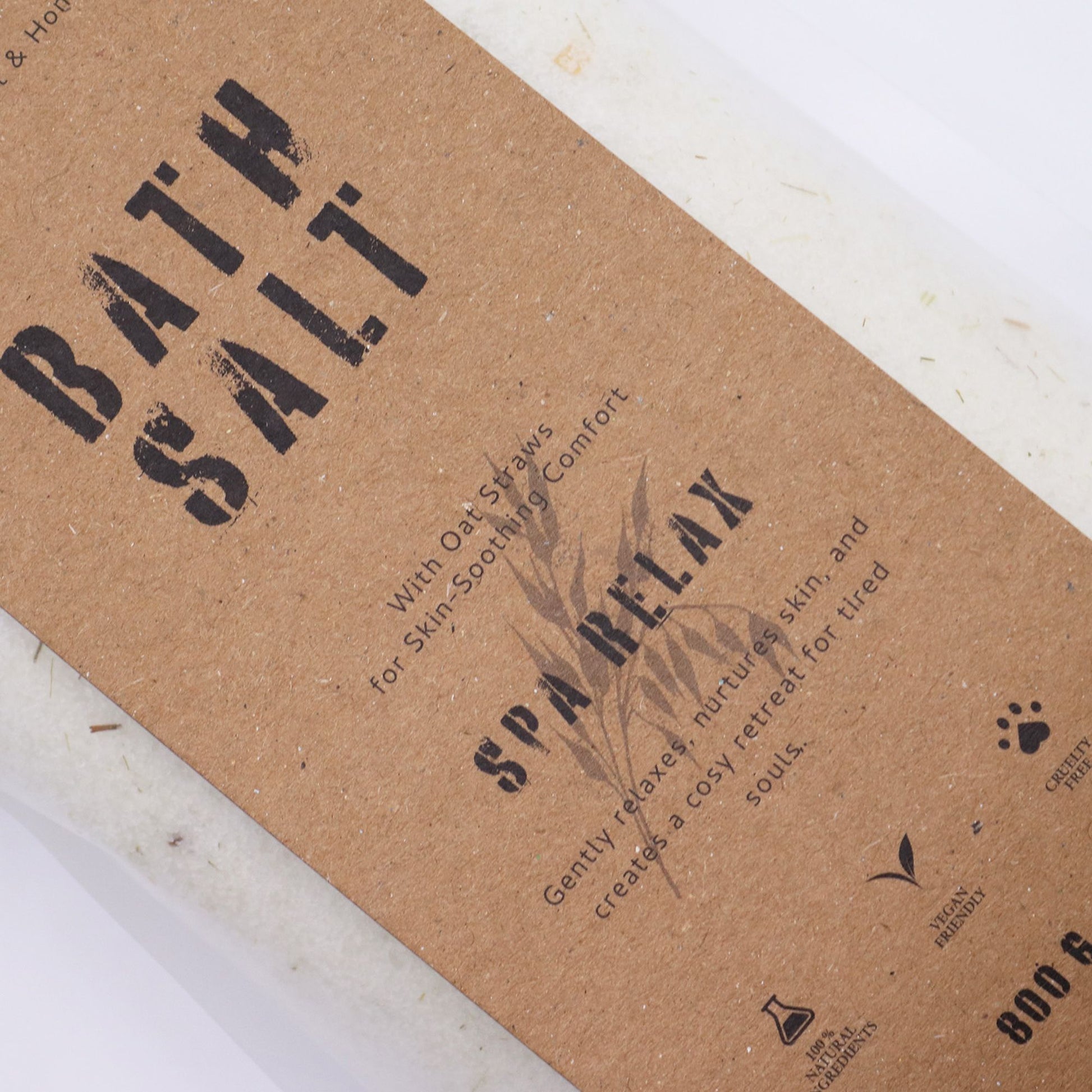 Greenman Rituals Oat & Honey Epsom Bath Salt Spa Relax Blend 800g soothing soak