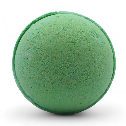 Set of 3 peppermint and tea tree jumbo bath bombs cooling herbal soak