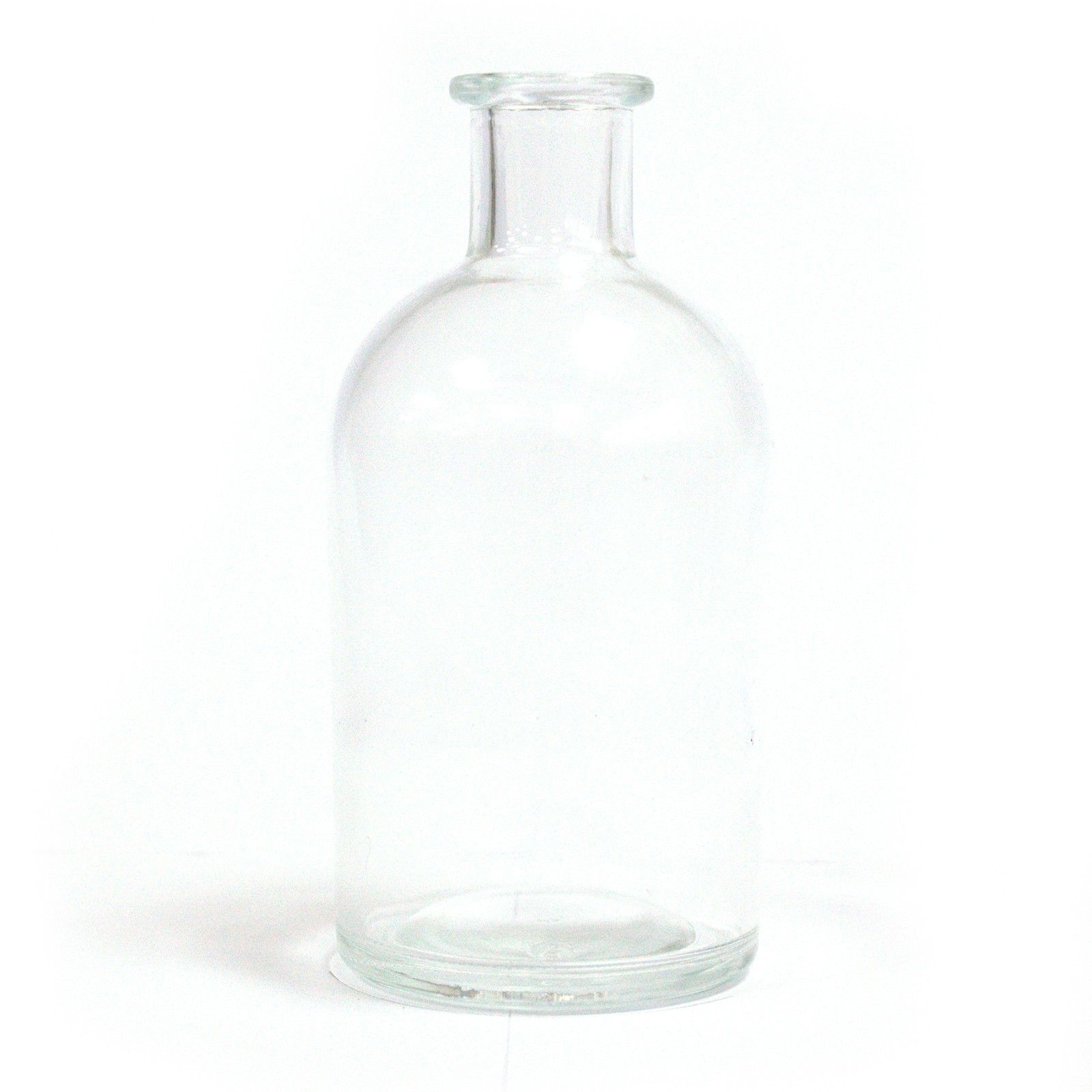 250ml round antique clear reed diffuser bottle large glass container for DIY home fragrance setup