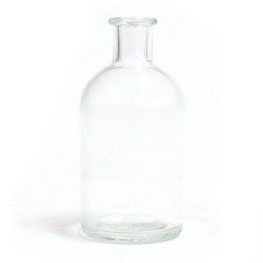 250ml round antique clear reed diffuser bottle large glass container for DIY home fragrance setup