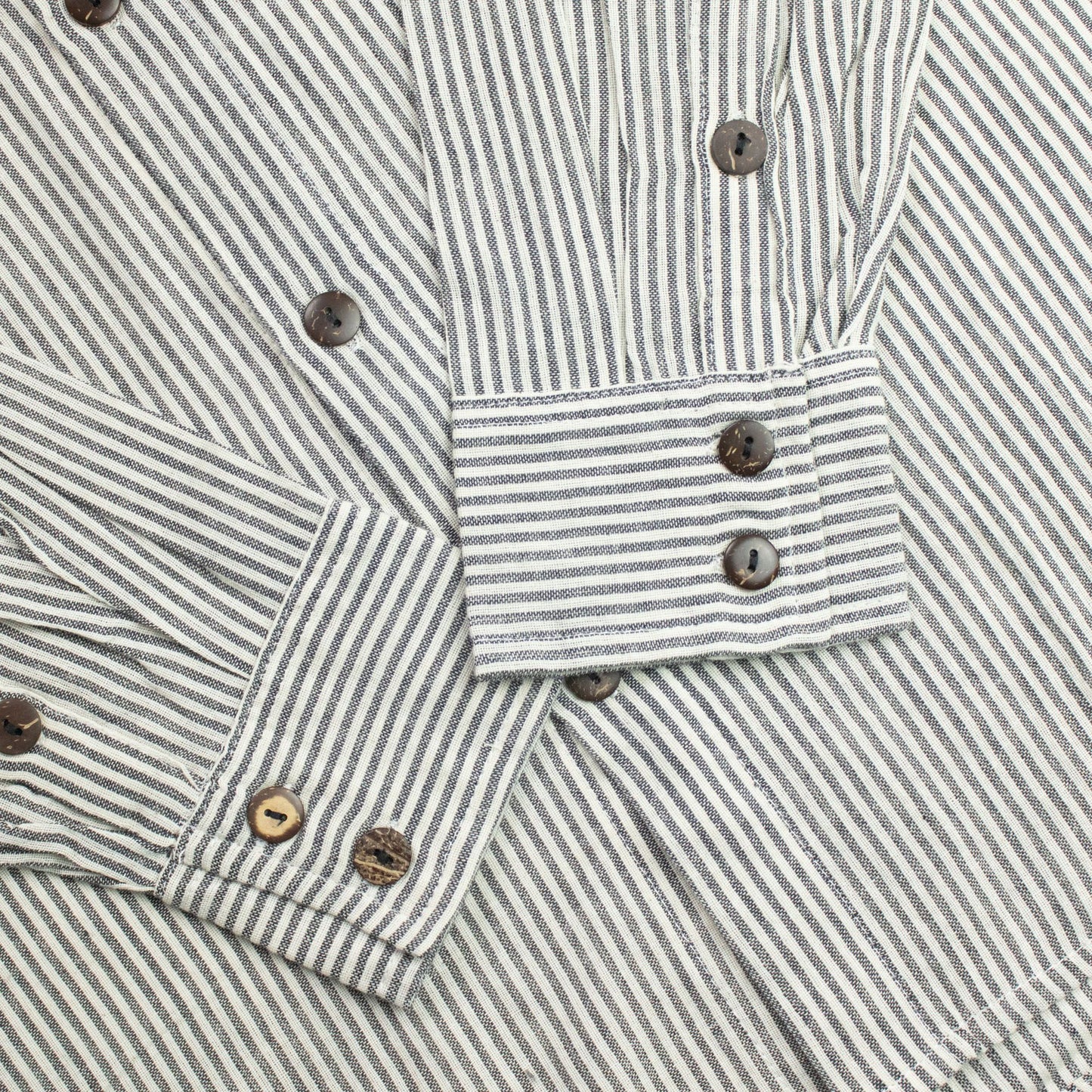 Nomad Sari Grandad Shirt - Grey Stone - XL