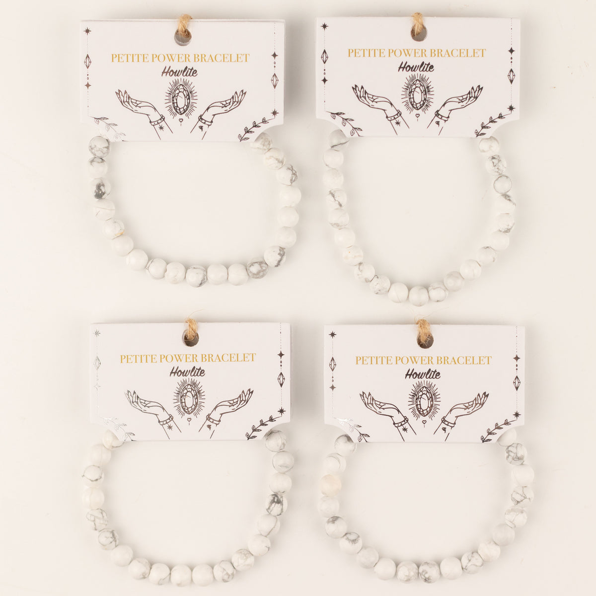 Petite Power Bracelet - Howlite