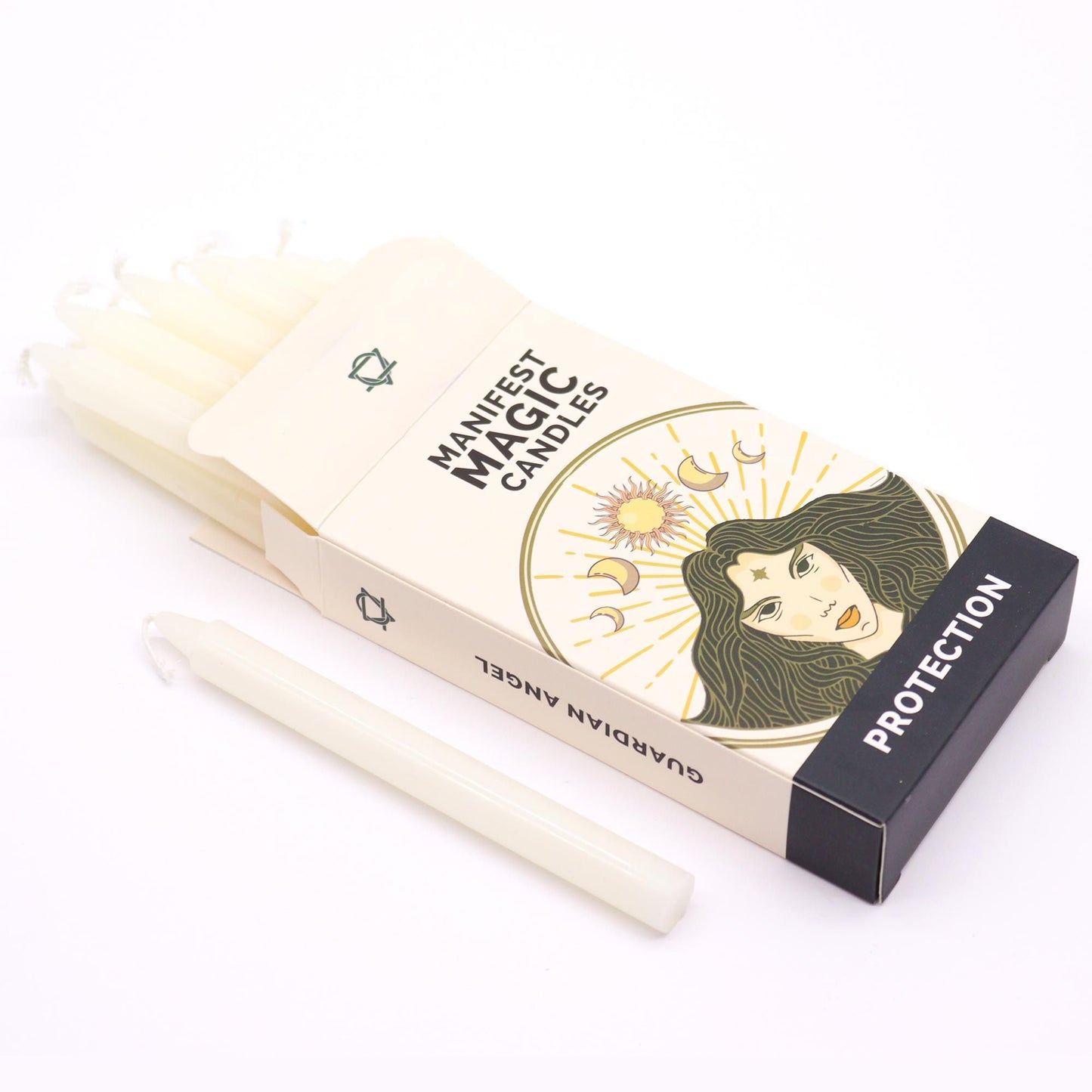 Manifest Magic Spell Candles – Ivory (Pack of 12)