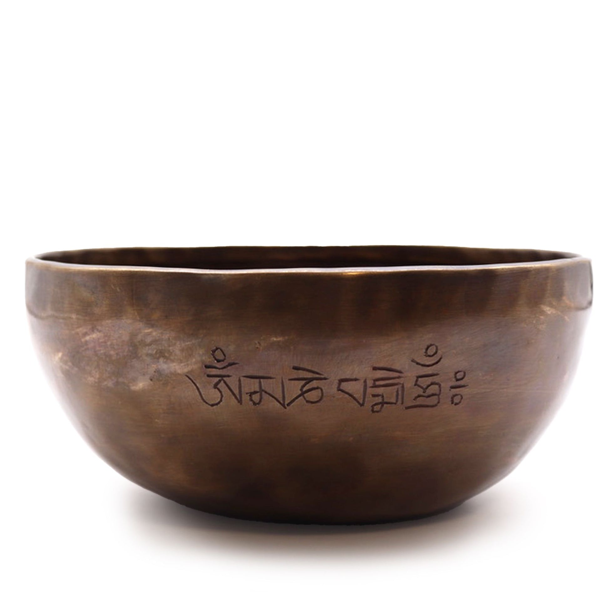 Extra Large Indian Moon Phase Singing Bowl 22 cm heavy metal bowl for sound healing UK