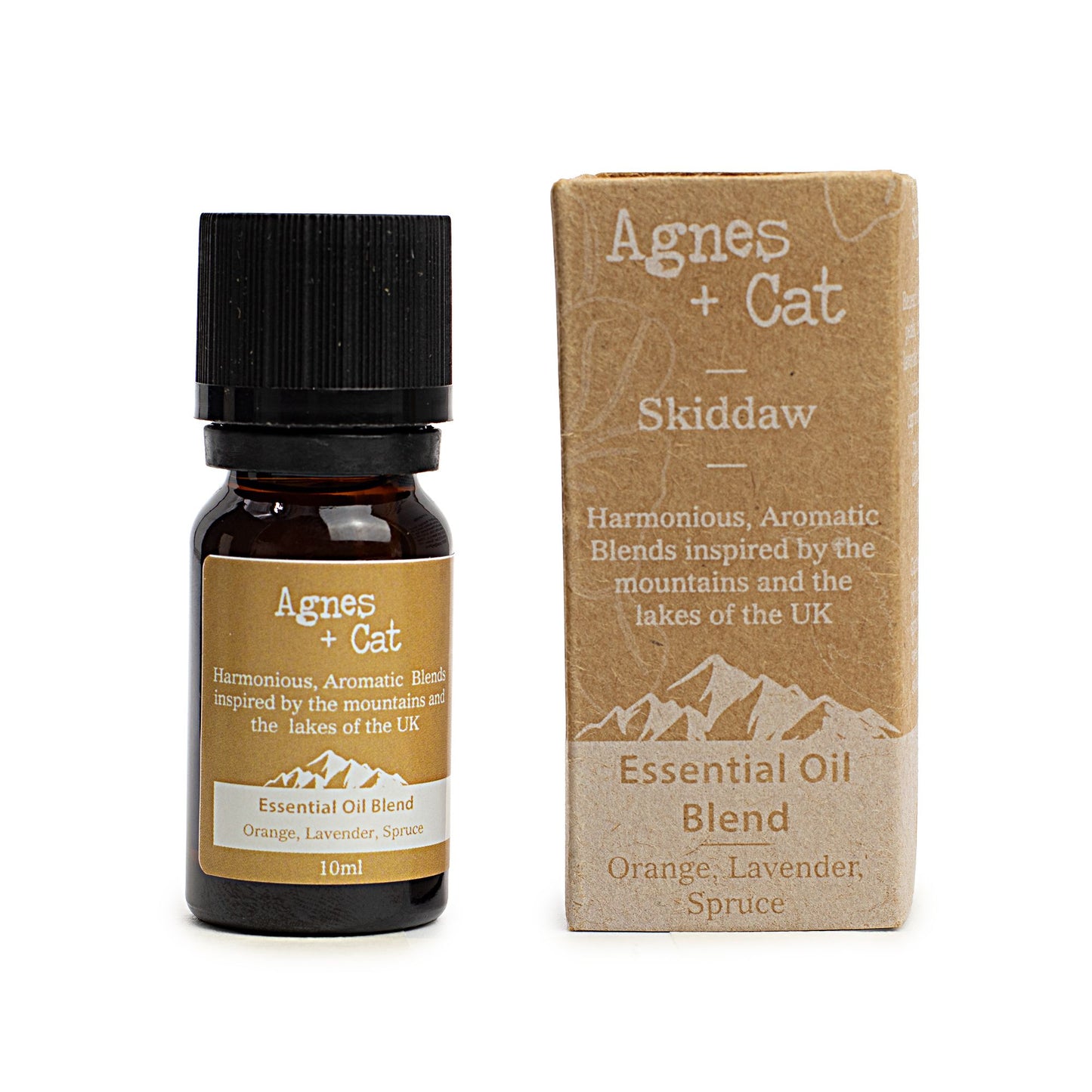 Agnes + Cat Skiddaw essential oil blend orange lavender spruce fresh citrus woodland calming scent