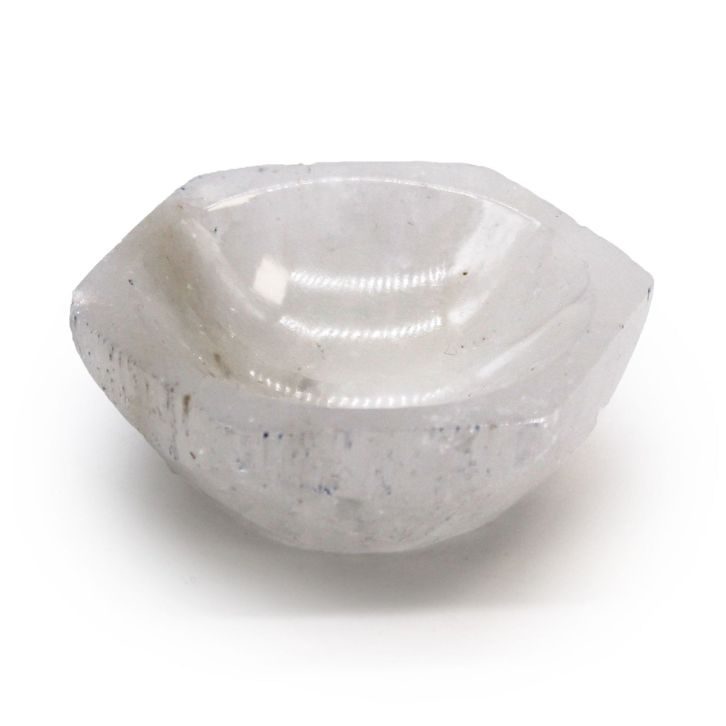 Selenite Hex Bowl Small