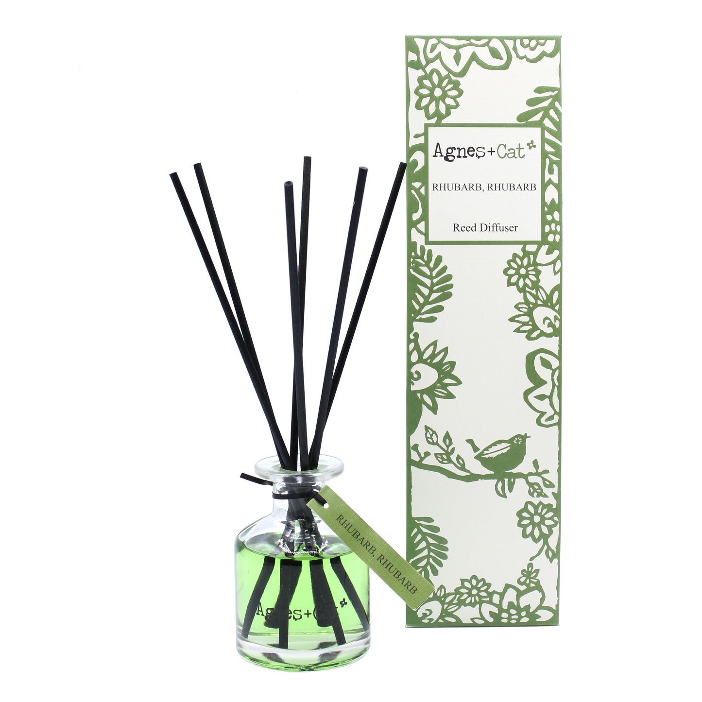 Rhubarb Rhubarb reed diffuser 140ml with fresh fruity tart sweet fragrance for uplifting home scent