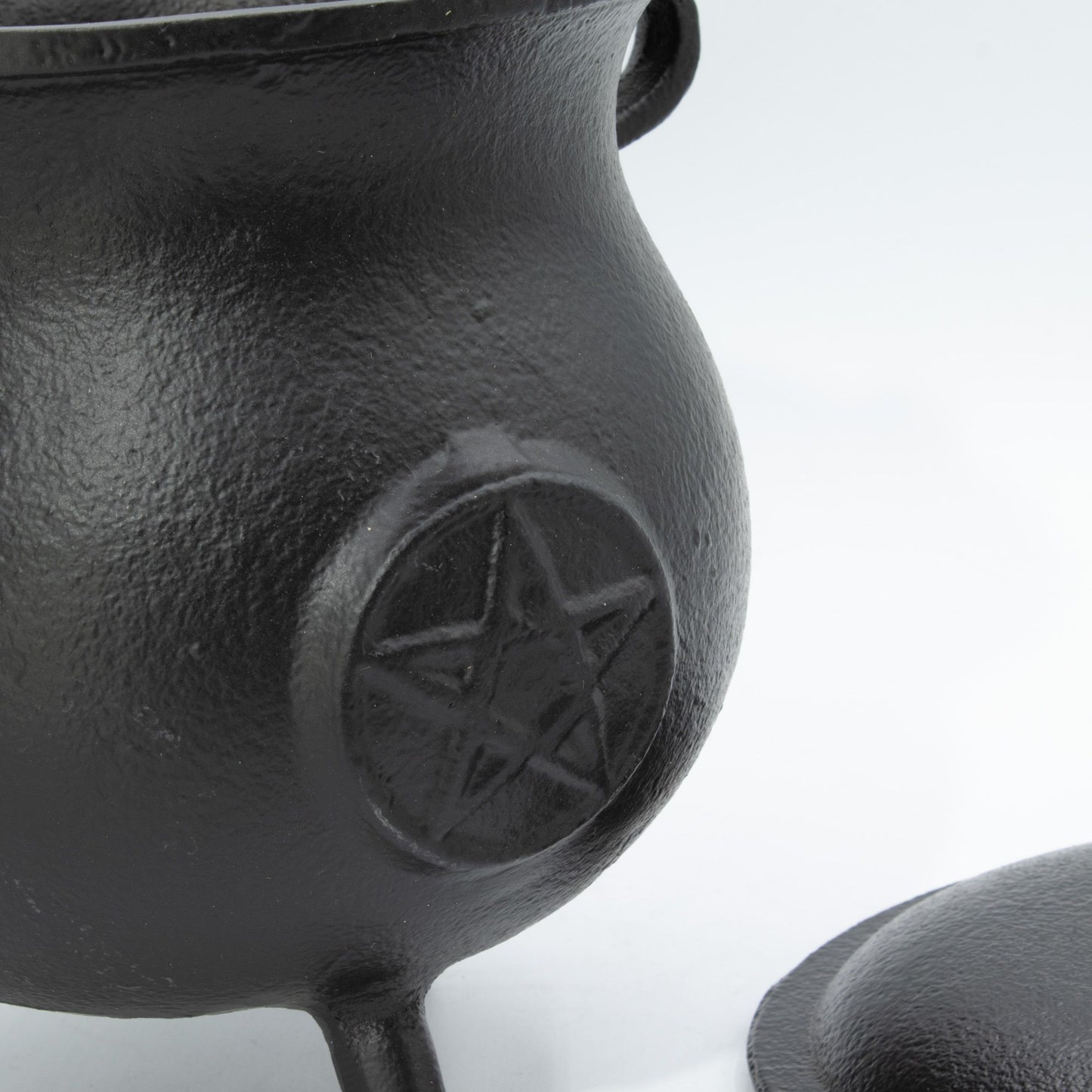 Extra Huge Cast Iron Cauldron with Pentagon 23x18cm