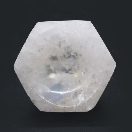 Selenite Hex Bowl Small
