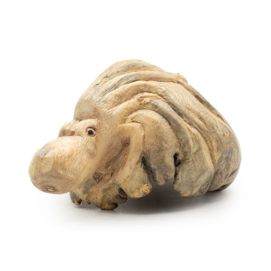 Handmade parasite wood octopus carving with flowing tentacles for coastal and ocean home décor UK