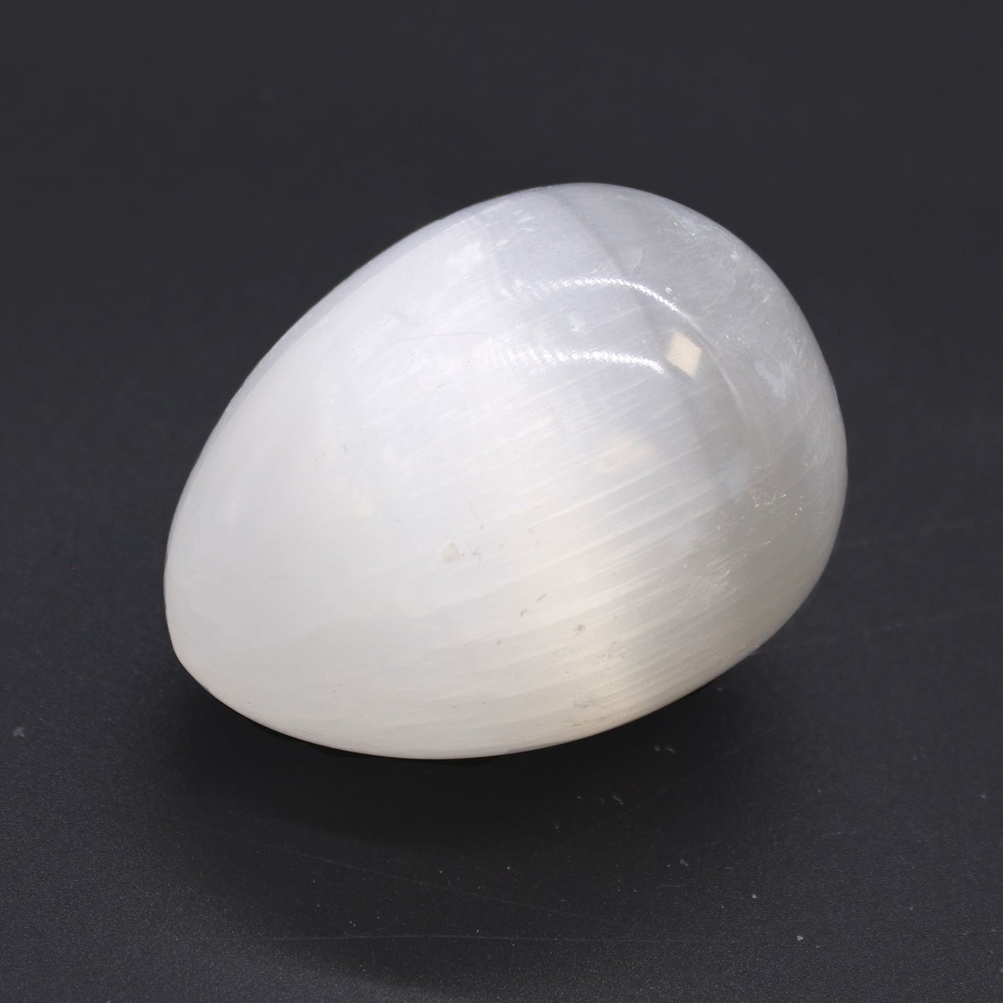 Selenite Egg small 5–6 cm – polished selenite crystal egg for energy cleansing, meditation and subtle energy balance