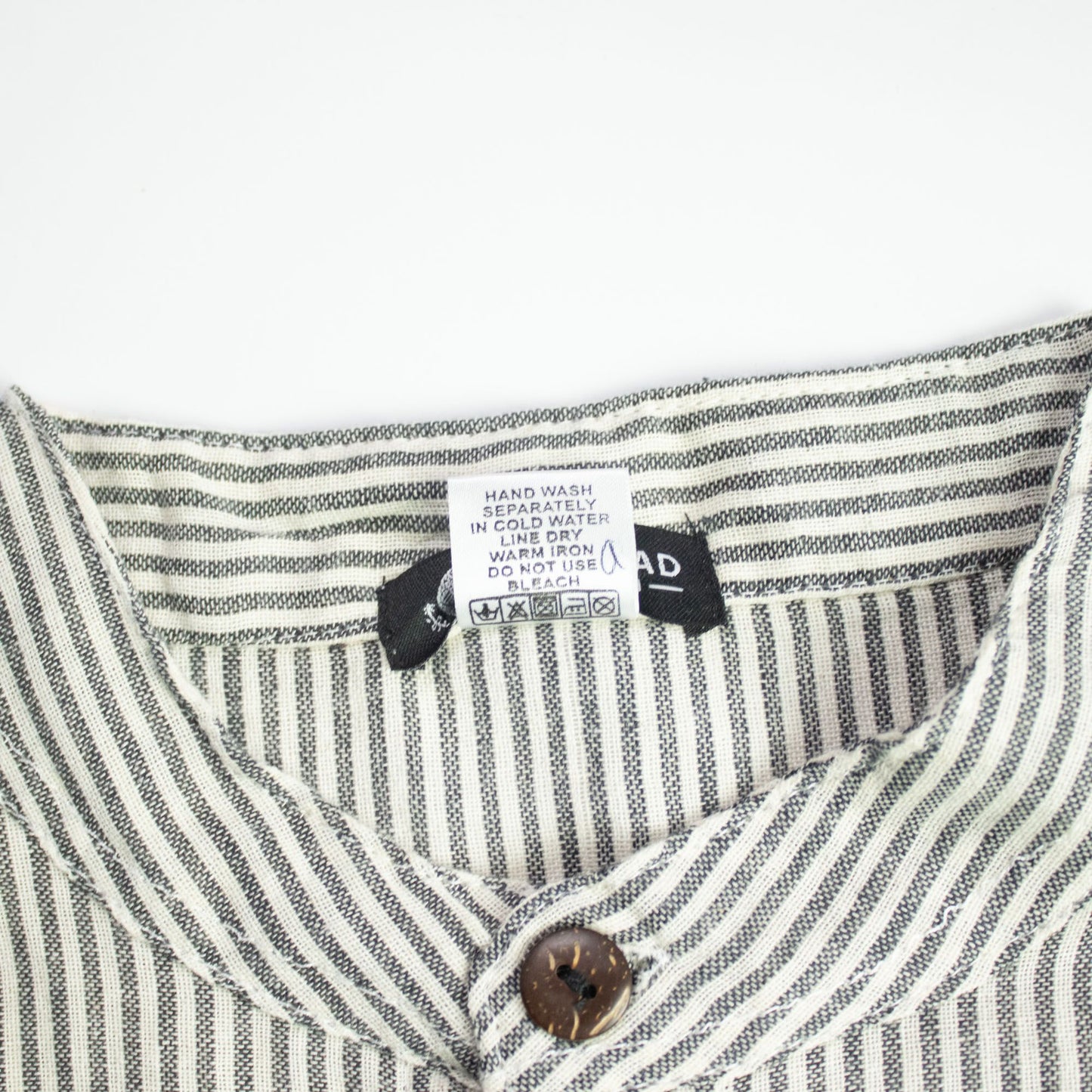 Nomad Sari Grandad Shirt - Grey Stone - XL